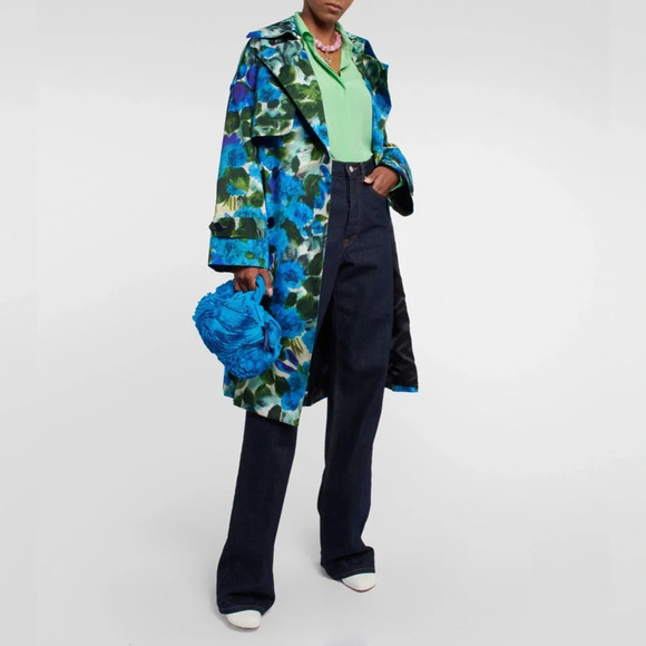 Dries Van Noten Purple Concealed Button Down Shirt, Size 36 - Picture 1 of 13